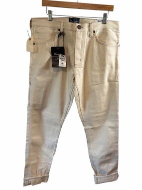Wrangler Natural Selvage W700 Utility/Carpenter Jean MW-224AZ Raw Size 32X32 NWT